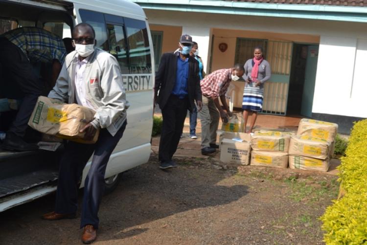 SWA donates foodstuff to Nairobi Children's Rescue Home.