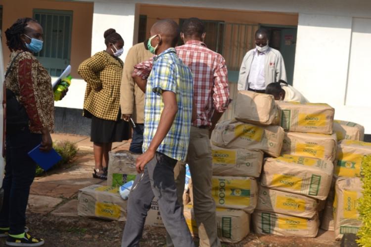 SWA donates foodstuff to Nairobi Children's Rescue Home.