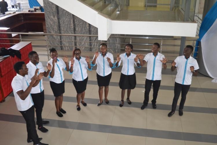 University Choir entertaining guests during the 63rd graduation - 25-09-2020