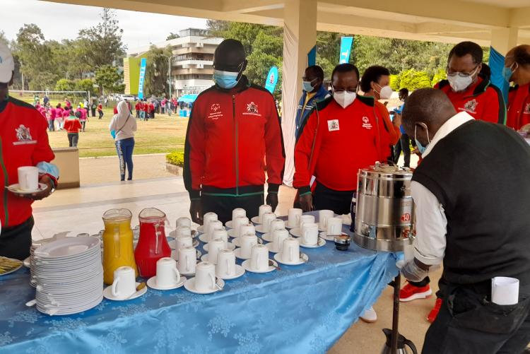  catering during the UON sports day