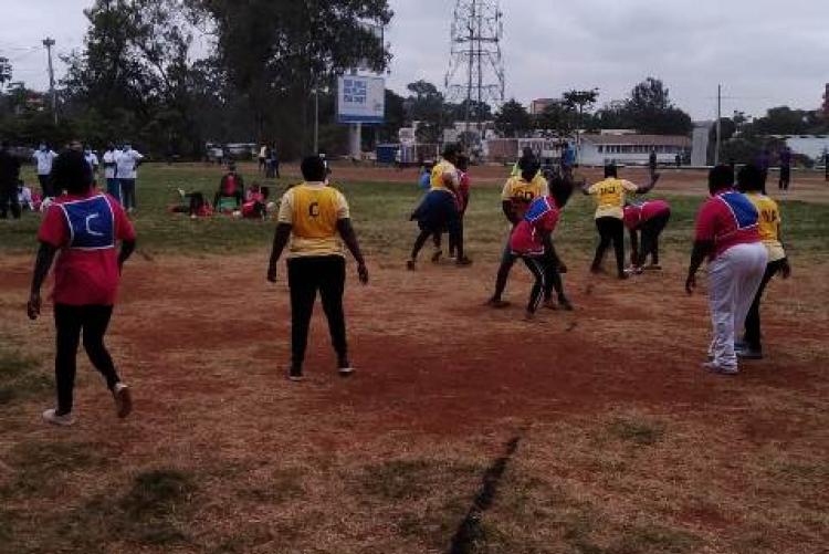 Halls Team at UON sports day