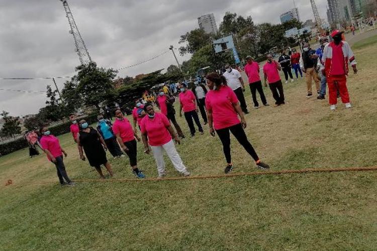 Halls Team at UON sports day