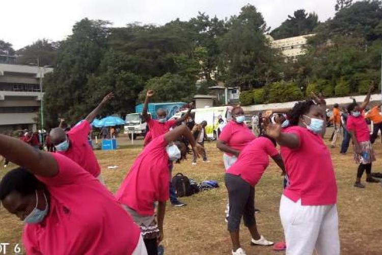 Halls Team at UON sports day