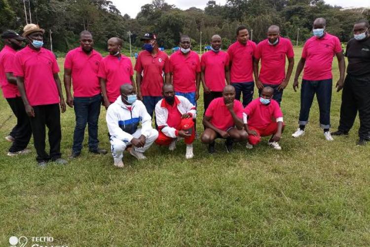 Halls football Team at UON sports day