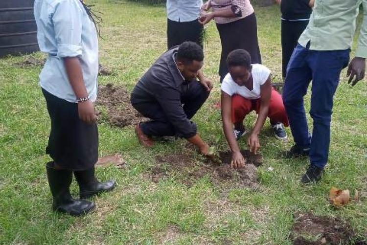 TREE PLANTING EXERCISE AT SWA-CHS