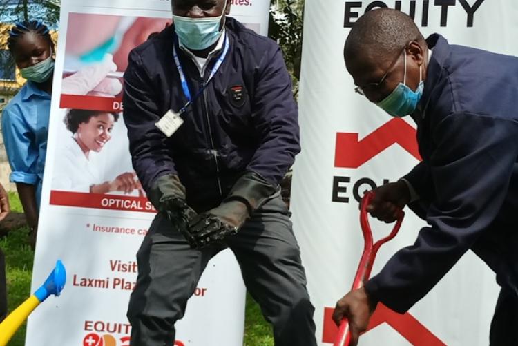 Tree planting exercise Halls Dept - 18/5/2021