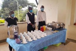 Catering services by CCU on sports day